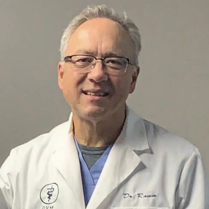 Dr. Martin Ramm, veterinarian at Rockbrook Animal Clinic.